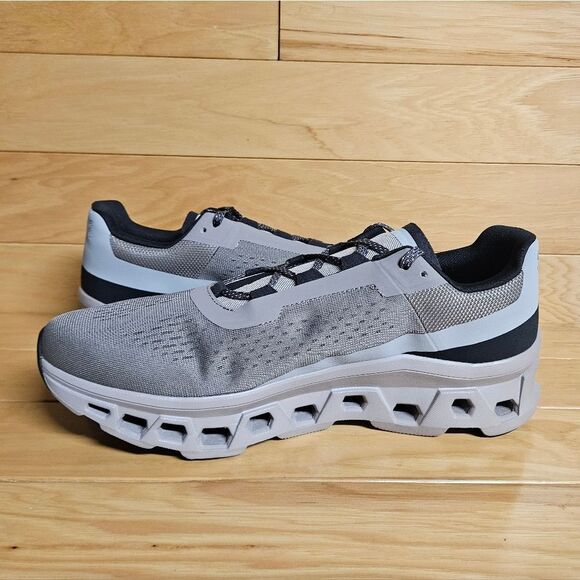 On Cloudmonster Cinder Fog Mens Running Shoe Sneaker - Picture 8 of 11